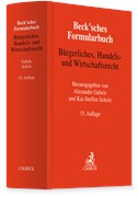 Cover Beck'sches Formularbuch Bürgerliches, Handels- und Wirtschaftsrecht