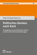 Cover Politisches Denken nach Kant