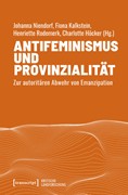 Cover Antifeminismus und Provinzialität