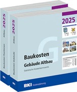 Cover BKI Baukosten Gebäude + Positionen Altbau 2025