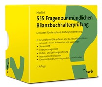 Cover 555 Fragen zur mündlichen Bilanzbuchhalterprüfung