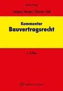 Cover Kommentar Bauvertragsrecht