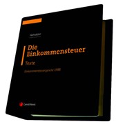 Cover Die Einkommensteuer (EStG 1988) Band I - Texte
