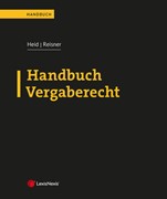 Cover Handbuch Vergaberecht