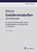 Cover Gebührentabellen