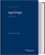 Cover VgV / UVgO Kommentar