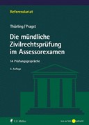 Cover Die mündliche Zivilrechtsprüfung im Assessorexamen