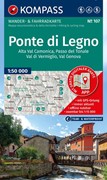 Cover KOMPASS Wanderkarte 107 Ponte di Legno, Alta Val Camonica, Passo del Tonale, Val di Vermiglio, Val Genova 1:50.000