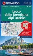 Cover KOMPASS Wanderkarte 105 Lecco, Valle Brembana, Alpi Orobie 1:50.000
