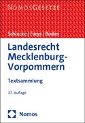 Cover Landesrecht Mecklenburg-Vorpommern