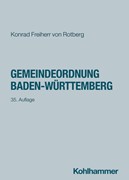 Cover Gemeindeordnung Baden-Württemberg
