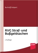 Cover RVG Straf- und Bußgeldsachen
