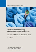 Cover Vorschriftensammlung Öffentliche Finanzwirtschaft