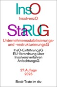 Cover Insolvenzordnung / Unternehmensstabilisierungs- und -restrukturierungsgesetz: InsO / StaRUG