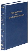 Cover Entscheidungen des Bundesarbeitsgerichts (BAGE 183)
