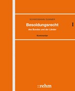 Cover Besoldungsrecht des Bundes und der Länder - mit Aktualisierungsservice
