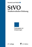 Cover StVO Straßenverkehrs-Ordnung
