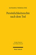 Cover Persönlichkeitsrechte nach dem Tod