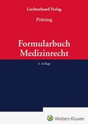 Cover Formularbuch Medizinrecht