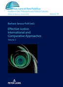 Cover Effective Justice. International and Comparative Approaches