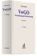 Cover Verwaltungsgerichtsordnung: VwGO