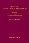 Cover Recht und gesellschaftliche Verantwortung