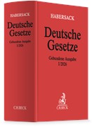 Cover Deutsche Gesetze • Gebundene Ausgabe I/2026