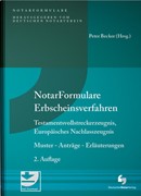 Cover Notarformulare Erbscheinsverfahren