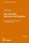 Cover Das Gewicht tierlicher Rechtsgüter