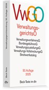 Cover Verwaltungsgerichtsordnung, Verwaltungsverfahrensgesetz: VwGO