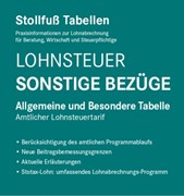 Cover Tabelle, Lohnsteuer 2025 Sonstige Bezüge Sonderausgabe August