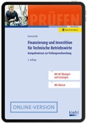 Cover Finanzierung und Investition für Technische Betriebswirte (Online Version)
