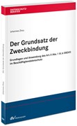 Cover Der Grundsatz der Zweckbindung