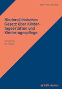 Cover Niedersächsisches Gesetz über Kindertagesstätten und Kindertagespflege