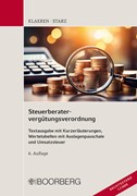 Cover Steuerberatervergütungsverordnung