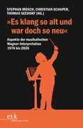 Cover 'Es klang so alt und war doch so neu'