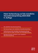 Cover Paket Vorbereitung auf die mündliche Steuerberaterprüfung 2025/2026