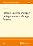 Cover Interne Untersuchungen de lege lata und de lege ferenda