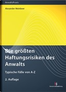 Cover Die größten Haftungsrisiken des Anwalts