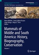 Cover Mammals of Middle and South America: History, Biogeography, Conservation