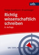Cover Richtig wissenschaftlich schreiben