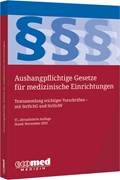 Cover Aushangpflichtige Gesetze für medizinische Einrichtungen