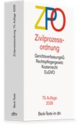 Cover Zivilprozessordnung: ZPO