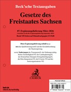 Cover Gesetze des Freistaates Sachsen: 87. Ergänzungslieferung
