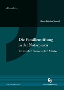 Cover Die Familienstiftung in der Notarpraxis - eBroschüre (PDF)