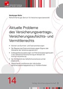 Cover Aktuelle Probleme des Versicherungsvertrags-, Versicherungsaufsichts- und Vermittlerrechts