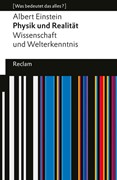 Cover Physik und Realität. Wissenschaft und Welterkenntnis