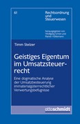 Cover Geistiges Eigentum im Umsatzsteuerrecht