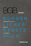Cover Kommentar zum Bürgerlichen Gesetzbuch mit Einführungsgesetz und Nebengesetzen (BGB) (Soergel)