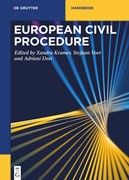 Cover European Civil Procedure